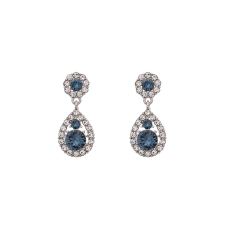 Örhängen - Petite Sofia earrings - Silver Blue